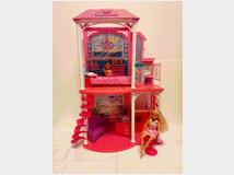 Casa glam di barbie mattel originale gioco per bimbi fascia di etper tutte le et